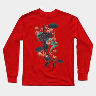 Starling on Cherry Tree Long Sleeve T-Shirt